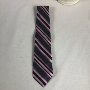 NWT ExpressGrey & Pink Striped Necktie